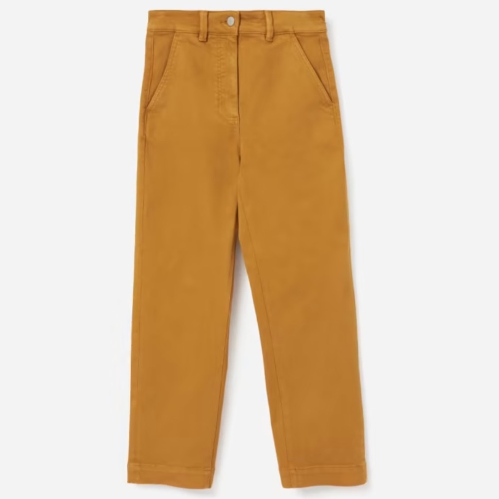 Everlane The Straight-Leg Crop Golden Brown Size 0